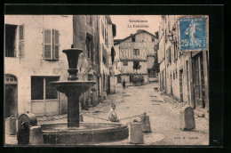 CPA Confolens, La Fontaine  - Confolens