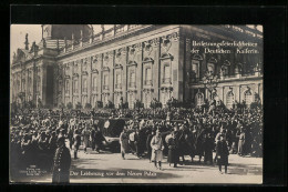 AK Potsdam, Beisetzungsfeier Der Kaiserin, Leichenzug Vor Dem Neuen Palais  - Potsdam