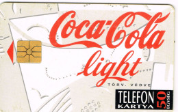 Hongrie Hungaria Coca-cola Light Felfrissules Advertising Publicite Bouteille 1994 Budapest UT BE - Ungheria