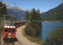 12067058 Rhaetische Bahn Bernina-Express Prese Miralogo Lago Di Poschiavo Eisenb - Other & Unclassified