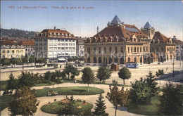 12066573 La Chaux-de-Fonds Place De La Gare Poste La Chaux-de-Fonds - Sonstige & Ohne Zuordnung