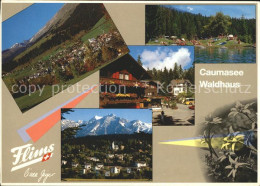 12065691 Flims Dorf Mit Foppa Signina Caumasee Und Waldhaus Flims Dorf - Other & Unclassified