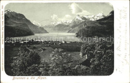 12063850 Brunnen SZ Mit Alpen Brunnen - Sonstige & Ohne Zuordnung