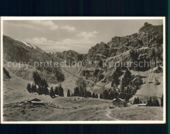 12063828 Engelberg OW Gerschnialp Mit Weg Und Schwebebahn Nach Truebsee Engelber - Sonstige & Ohne Zuordnung