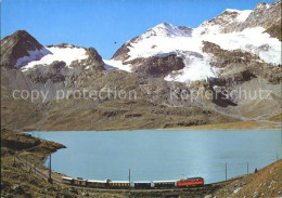 12061938 Rhaetische Bahn Lago Bianco Berninapass Eisenbahn - Other & Unclassified