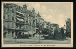 AK Bromberg, Kaiser-Wilhelm-Denkmal Am Weltzienplatz  - Westpreussen