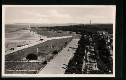 AK Swinemünde /Ostsee, Panorama Mit Leuchttürmen, Strand Und Promenade  - Pommern