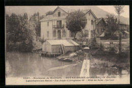 CPA Laléchaire-les-Bains, Eau Chaude Et Ferrugineuse, Hotel Des Bains, Le Lac  - Other & Unclassified