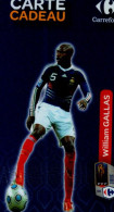 CARTE CADEAU .. CARREFOUR...WILLIAM GALLAS - Gift And Loyalty Cards