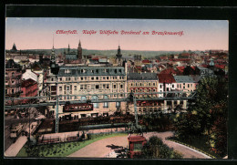 AK Elberfeld, Schwebebahn, Kaiser Wilhelm Denkma Am Brausenwerth  - Autres & Non Classés