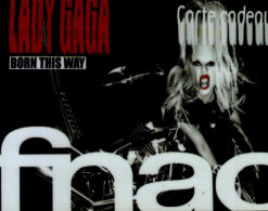 CARTE CADEAU .. FNAC..LADY GAGA - Cadeaubonnen En Spaarkaarten