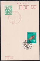 Japan Commemorative Postmark, 1971 Oou Line Electrification Train (jci6066) - Otros