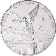 Monnaie, Mexique, Onza, Troy Ounce Of Silver, 2012, Mexico City, FDC, Argent - Mexique