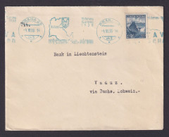 Europa Tschechoslowakei Mit Blauem Masch.St. Prag 25 Mit Wappen 4.6.1938 - Storia Postale