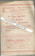 XB / Vintage // RARE !! PROGRAMME CONCERT PAU 1925  ENGLEBERT    Théâtre Opéra - Programas