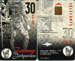 FRENCH POLYNESIA 30 U TATOO  MAN FPY-95 READ DESCRIPTION !! - Polinesia Francese