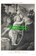 R557097 Musee Du Louvre. La Vierge. L Enfant Jesus Et Saint Jean. Boticelli - Monde
