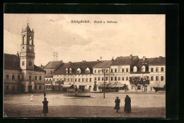 AK Königsbrück, Markt Und Rathaus  - Königsbrück