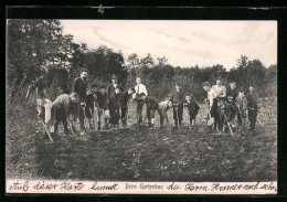 AK Ilsenburg / Harz, Männer Beim Gartenbau, D. L. E. H.  - Ilsenburg