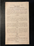 Tract Presse Clandestine Résistance Belge WWII WW2 'Un Homme - Un Exemple / Henri Juvenois' - Documents