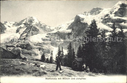 12048580 Mettlen Alp Mit Moench Und Jungfrau Mettlen - Autres & Non Classés