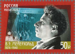 Russia Russland Russie 2024 Meyerhold Famous Theater Director And Teacher Stamp MNH - Neufs