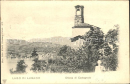 12047703 Castagnola-Cassarate Chiesa Lago Di Lugano Kirche Luganersee Castagnola - Other & Unclassified