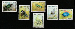 " INSECTES DU PARC DU MERCANTOUR " Sur Lot De 6 Timbres Neufs ** MNH De 1987. N° YT 1567 à 1572 A Saisir !!! - Otros & Sin Clasificación