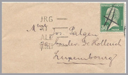FRANCE To LUXEMBOURG Circa1930 30c  PASTEUR Sole Use - UNSEALED VISITING CARD COVER - 1922-26 Pasteur