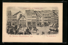 AK Saarbrücken-St. Johann, St. Johann-Markt  - Saarbruecken