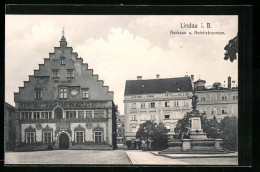 AK Lindau I. B., Rathaus Und Reichsbrunnen  - Lindau A. Bodensee