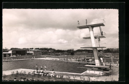 AK Rendsburg, Sprungturm Der Badeanstalt  - Rendsburg