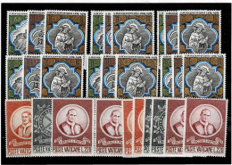 VATICANO ,"S.Bonaventura" + Pasqua" ,10 Serie Complete MNH ,qualita Ottima - Neufs