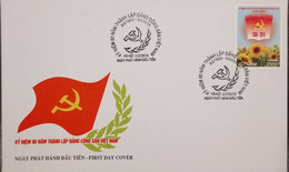 FDC Vietnam Cover 2010 : 80th Anniversary Of Viet Nam Communist Party / Flower (Ms988) - Viêt-Nam