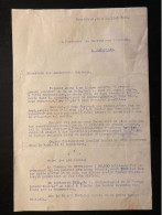 Tract Presse Clandestine Résistance Belge WWII WW2 'A Messieurs Les Secrétaires Généraux...' 6 Sheets - Dokumente