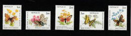 " PAPILLONS DU PARC DU MERCANTOUR " Sur Lot De 5 Timbres Neufs ** MNH De 1984 N° YT 1420 à 1424 A Saisir !!! - Schmetterlinge