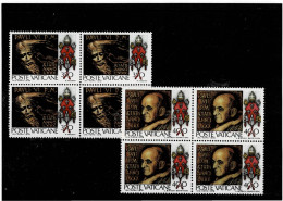 VATICANO ,"Genetliaco",serie Completa MNH In Quartina ,qualita Ottima - Unused Stamps