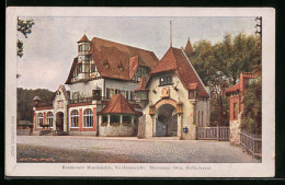 AK Berlin-Grunewald, Restaurant Hundekehle V. H. Otto, Vorderansicht  - Grunewald