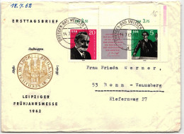 DDR 893-894 Als Ersttagsbrief Dreierstreifen #IU198 - Autres & Non Classés