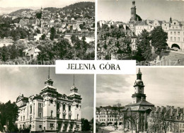 73685799 Jelenia Gora Hirschberg Schlesien Widok Ogolny Rynek Ratusz Teatr Dolpe - Polonia