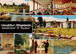 73685727 Mingolsheim Schwefelbad Sanatorium St. Rochus Restaurant Kapelle Hallen - Bad Schoenborn