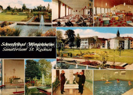 73685727 Mingolsheim Schwefelbad Sanatorium St. Rochus Restaurant Kapelle Hallen - Bad Schönborn