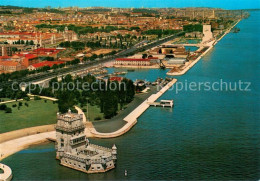 73685688 Lisboa Torre De Belém Jerónimos E Infante Vista Aérea Lisboa - Andere & Zonder Classificatie