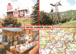 73685632 Krupka Hotel Komari Vizka Restaurant Sessellift Landkarte Krupka - Tchéquie