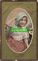 R557531 With Hearty Greetings. Girl. Series. 1048. 1911 - Mundo
