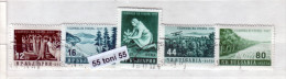 1957 Semaine De La Forêt 5v.- Oblitere/used (O)  Bulgarie / Bulgaria - Usados