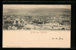 AK Hameln /Weser, Totalansicht Aus Der Vogelschau  - Hameln (Pyrmont)