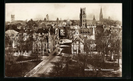 AK Münster I. W., Totalansicht Aus Der Vogelschau  - Muenster