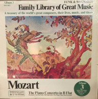 Various, Mozart - The Piano Concerto In B Flat - Funk & Wagnalls Family Library Of Great Music - Album 3 (LP, Comp) - Classica