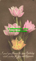 R557558 I Send You Flowers For Your Birthday. E. A. Savory. Series. No. 562. B - Mundo